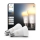 Rinkinys 2 vnt. pritemdomų LED lempučių Philips Hue WHITE AMBIANCE E27/8,1W/230V 1000-20000K