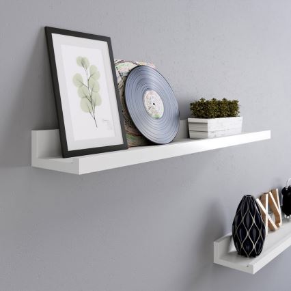 Rinkinys: 2 vnt. sieninių lentynų SHELFY, baltos spalvos