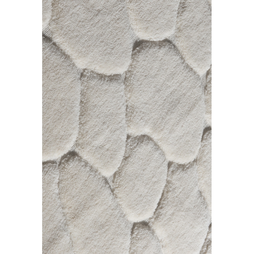 Rinkinys 2 vnt. vonios kilimėlių LINO 60/100 cm, kreminės spalvos