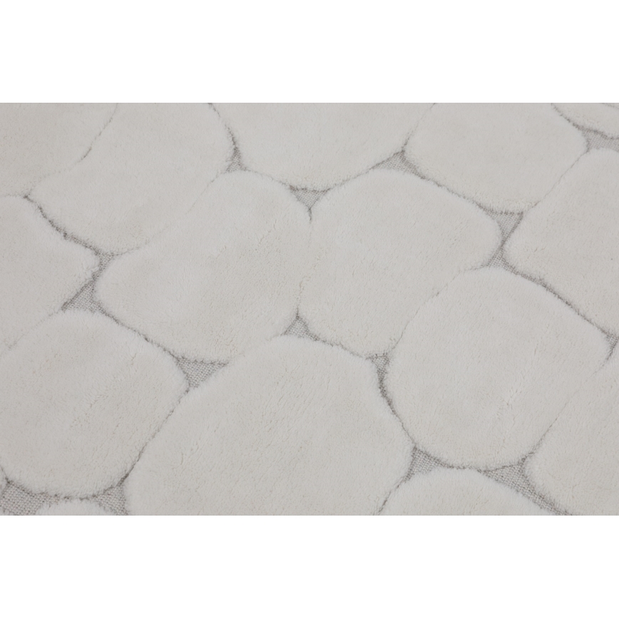 Rinkinys 2 vnt. vonios kilimėlių LINO 60/100 cm, kreminės spalvos