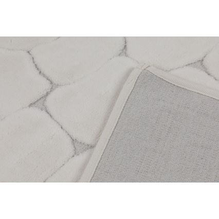 Rinkinys 2 vnt. vonios kilimėlių LINO 60/100 cm, kreminės spalvos