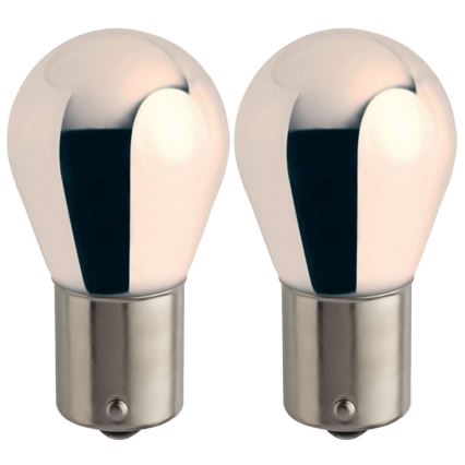 RINKINYS 2x Automobilio lemputės Philips SILVER VISION 12496SVB2 PY21W BAU15s/21W/12V