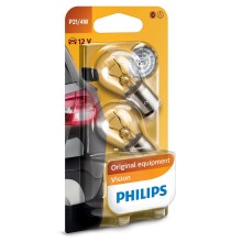 RINKINYS 2x Automobilio lemputės Philips VISION 12594B2 BAZ15d/4W/12V
