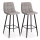 RINKINYS 2x Baro kėdė HOKER 105x44 cm juoda