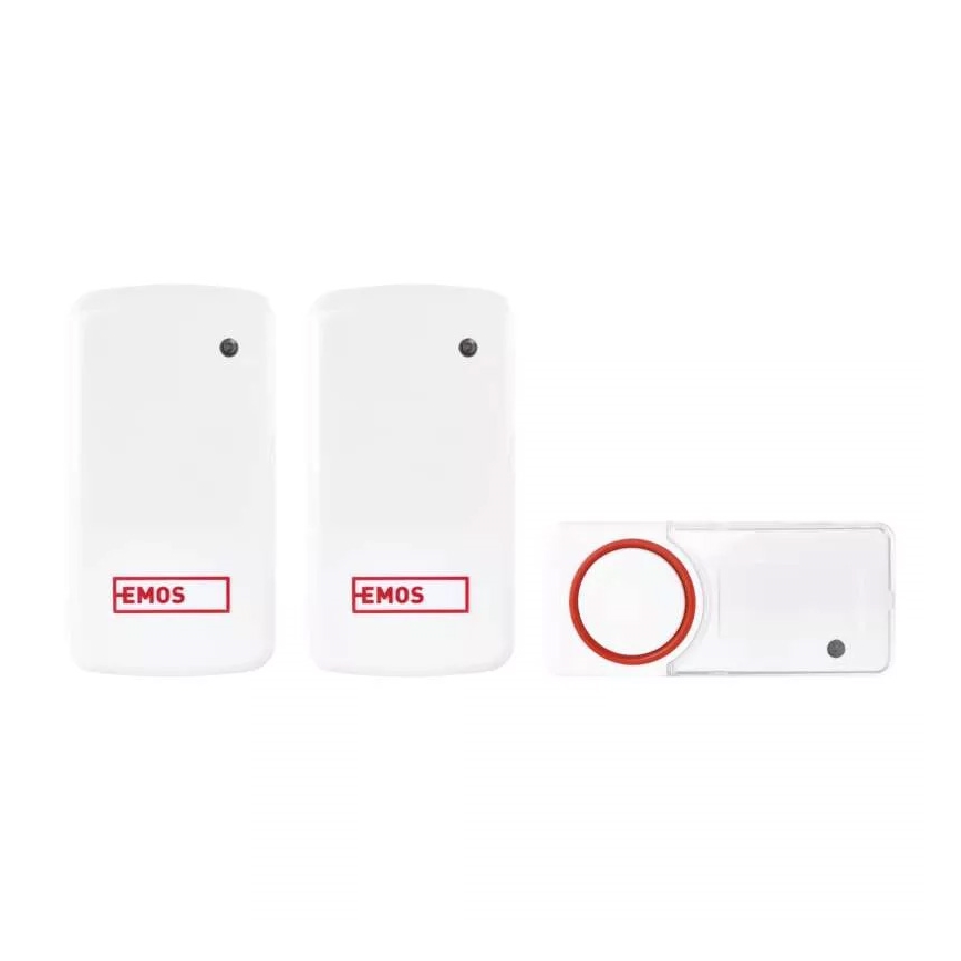 RINKINYS 2x Belaidis durų skambutis 230V IP44