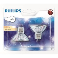 RINKINYS 2x Didelio našumo lemputė Philips HALOGEN GU5,3/35W/12V 3000K