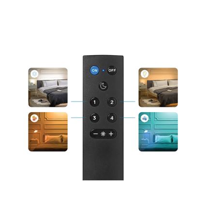 Komplektas 2x LED RGBW dimeriuojama lemputė A60 E27/9W/230V 2200-6500K Wi-Fi + nuotolinio valdymo pultas - WiZ