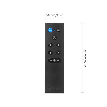 Komplektas 2x LED RGBW dimeriuojama lemputė A60 E27/9W/230V 2200-6500K Wi-Fi + nuotolinio valdymo pultas - WiZ