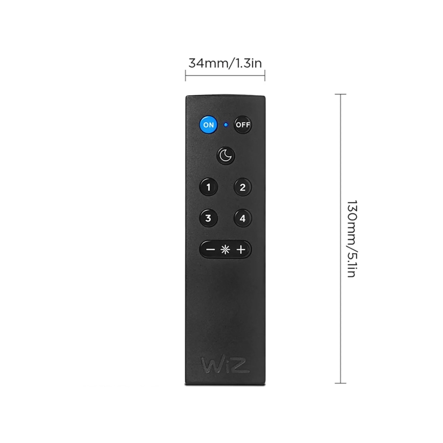 Komplektas 2x LED RGBW dimeriuojama lemputė A60 E27/9W/230V 2200-6500K Wi-Fi + nuotolinio valdymo pultas - WiZ