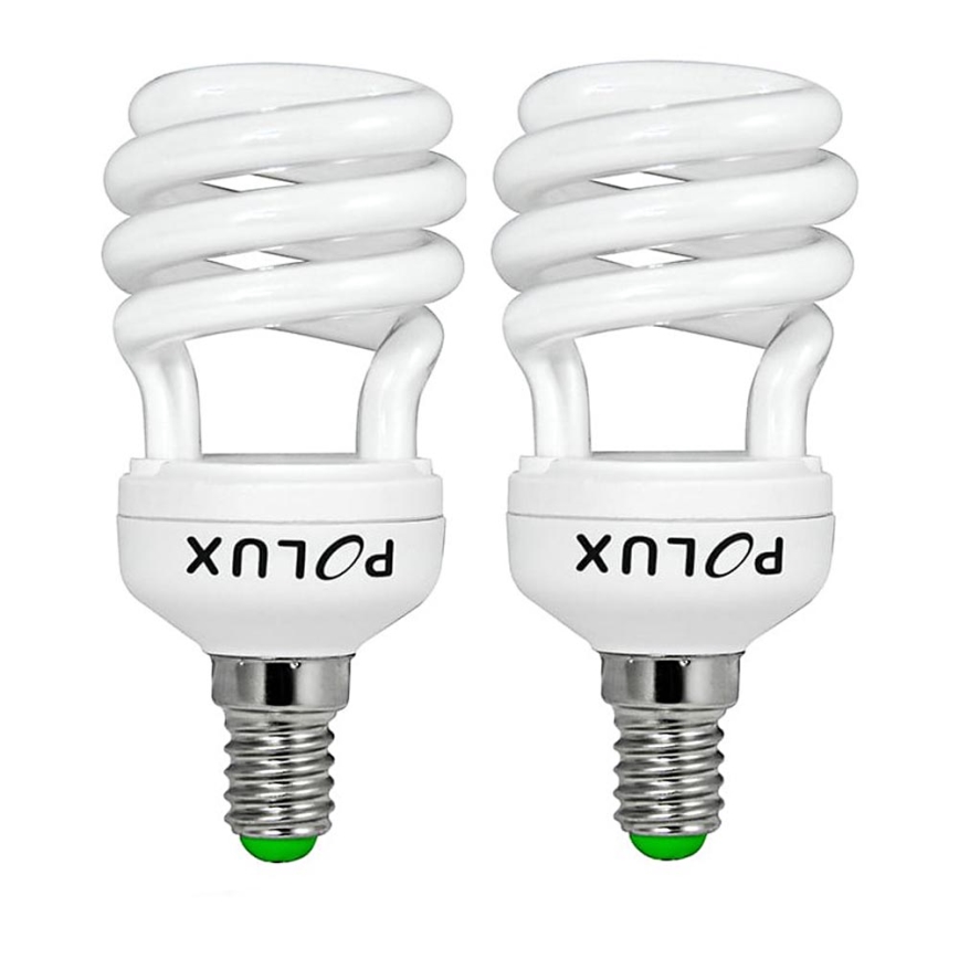 RINKINYS 2x Energiją taupanti lemputė E14/11W/230V