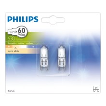 RINKINYS 2x Halogeninė lemputė Philips G9/42W/230V
