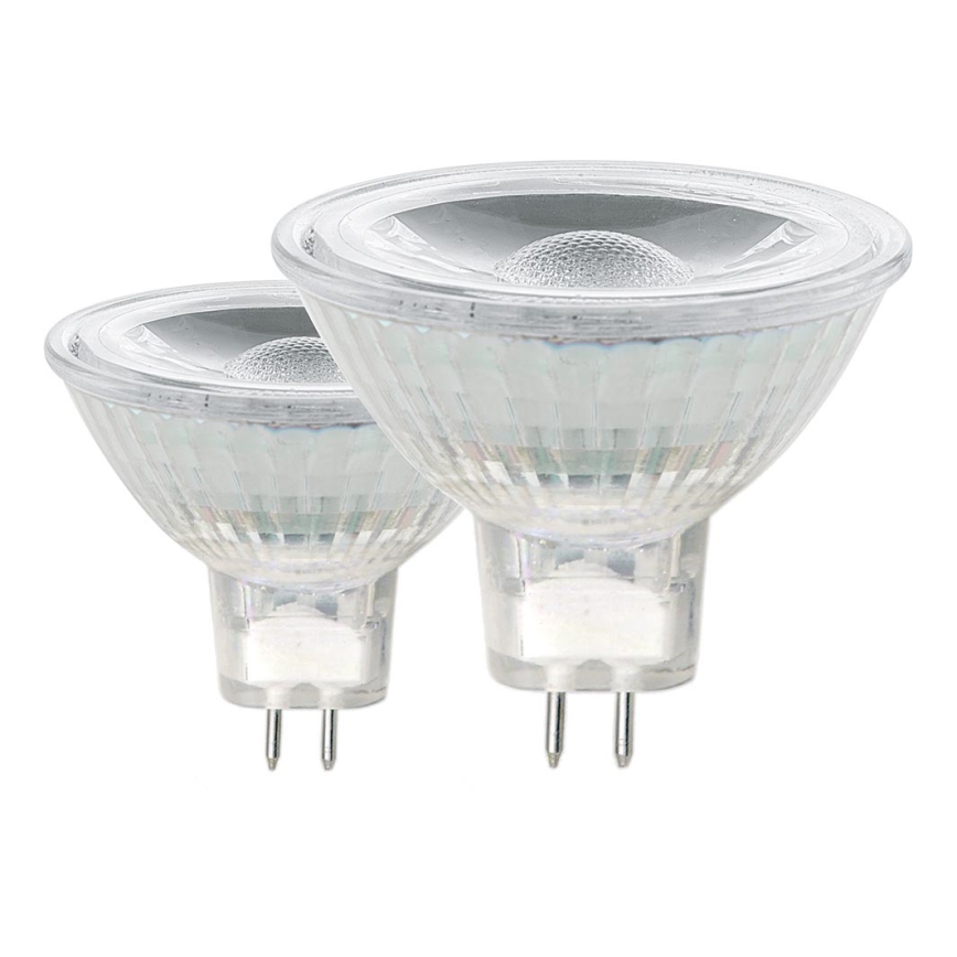 RINKINYS 2x LED Elektros lemputės GU5,3/MR16/3W 3000K - Eglo 11512
