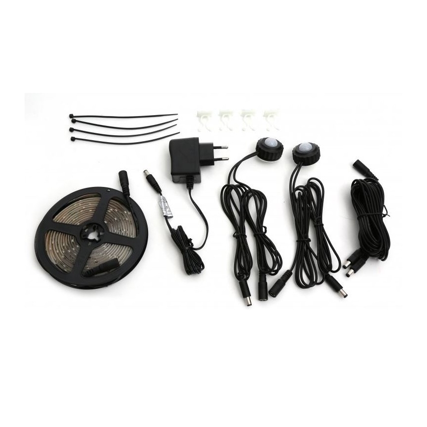 RINKINYS 2x LED Juosta 1,5 m + jutiklis 2xLED/7,2W/230V