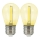 RINKINYS 2x LED Lemputė PARTY E27/0,3W/36V geltona