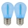 RINKINYS 2x LED Lemputė PARTY E27/0,3W/36V mėlyna