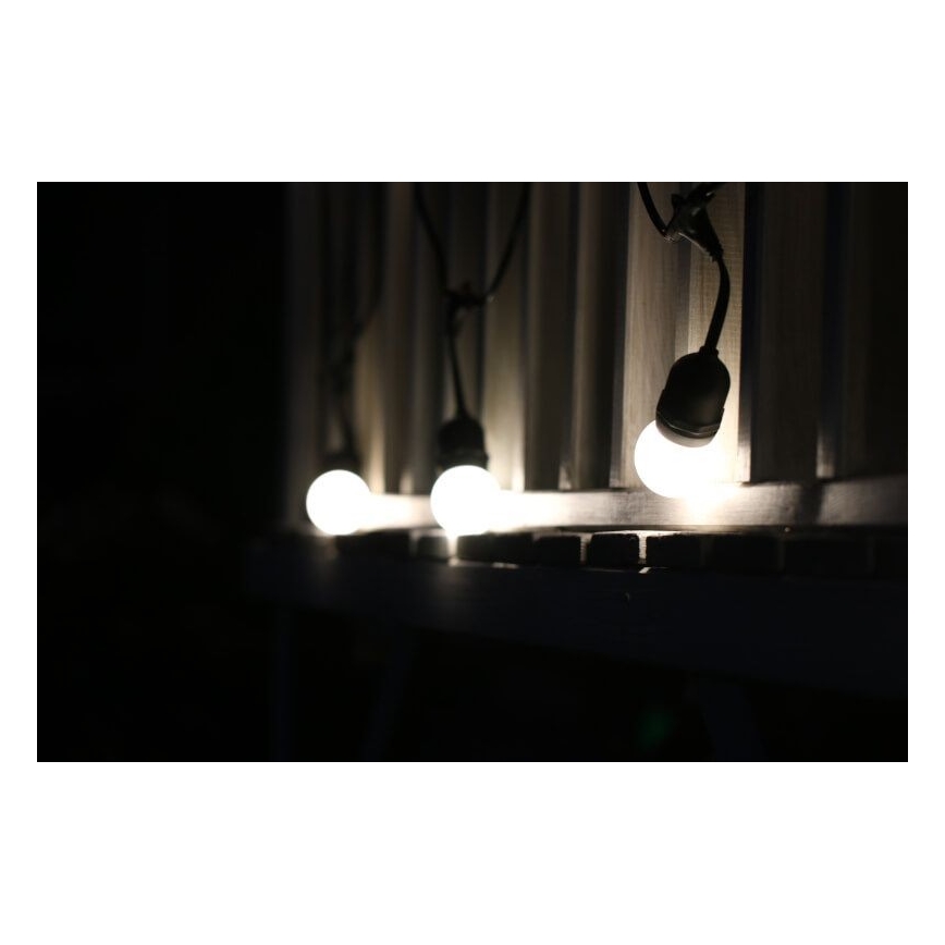 RINKINYS 2x LED Lemputė PARTY E27/0,5W/36V baltas