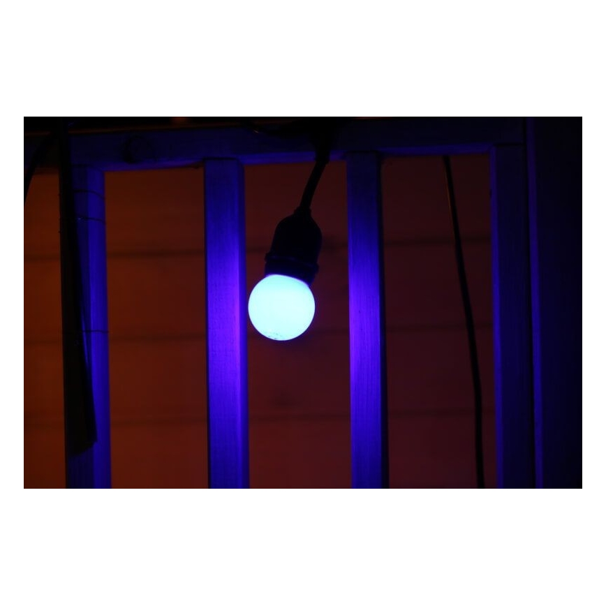 RINKINYS 2x LED Lemputė PARTY E27/0,5W/36V mėlyna