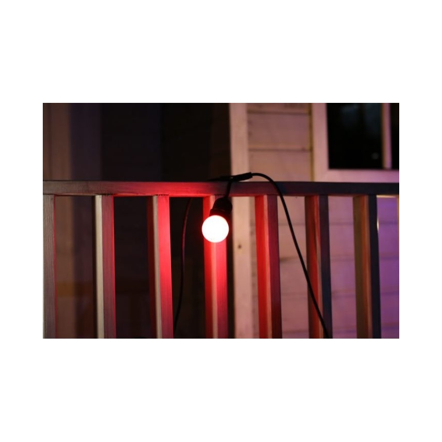 RINKINYS 2x LED Lemputė PARTY E27/0,5W/36V raudona