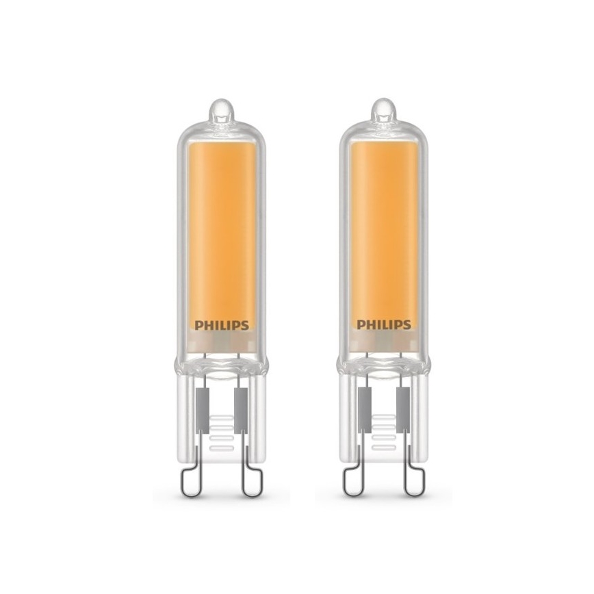 RINKINYS 2x LED Lemputė Philips G9/3,5W/230V 2700K