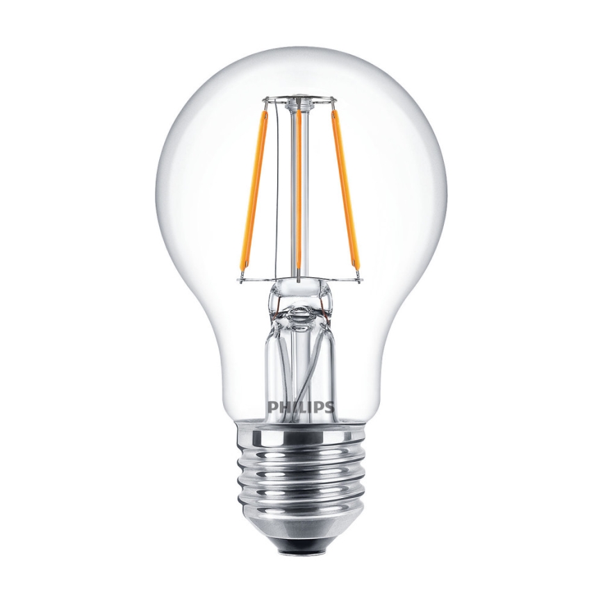 RINKINYS 2x LED Lemputė VINTAGE Philips A60 E27/4,3W/230V 2700K