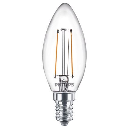 RINKINYS 2x LED Lemputė VINTAGE Philips E14/2W/230V 2700K