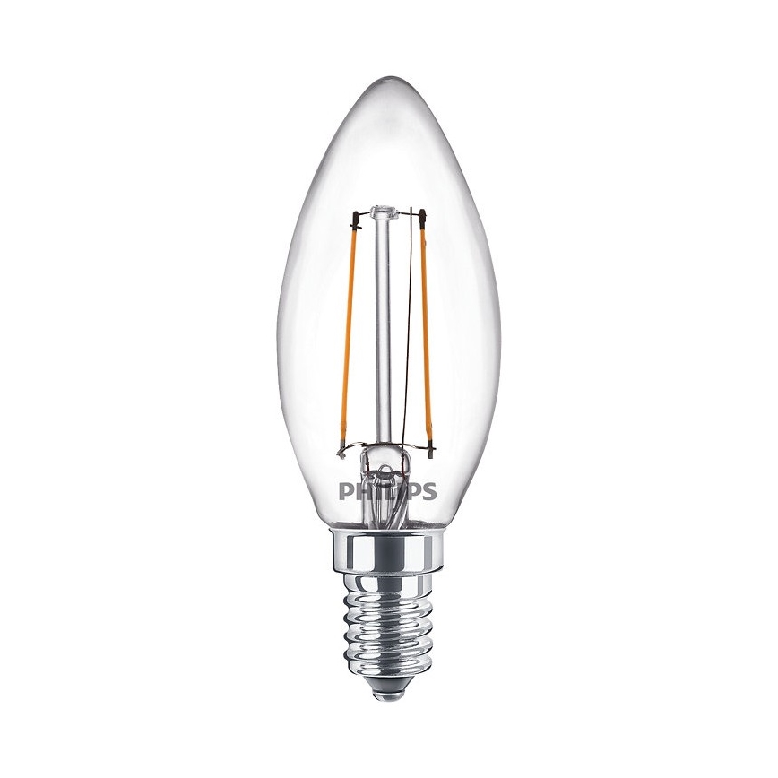 RINKINYS 2x LED Lemputė VINTAGE Philips E14/2W/230V 2700K