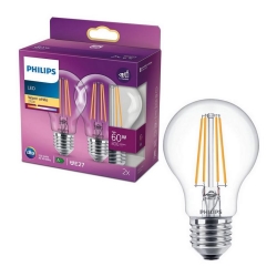 RINKINYS 2x LED Lemputė VINTAGE Philips E27/7W/230V 2700K