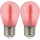 RINKINYS 2x LED Lemputės PARTY E27/0,3W/36V raudonos