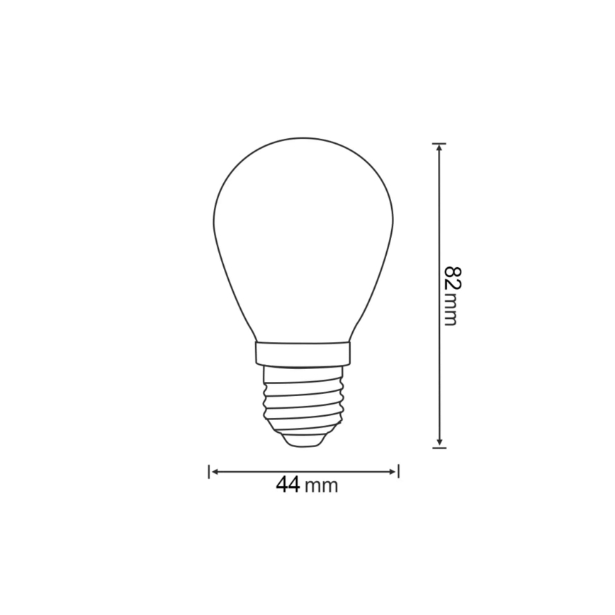 RINKINYS 2x LED Lemputės PARTY E27/0,3W/36V raudonos