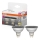 Rinkinys 2x LED pritemdoma reflektorinė lemputė MR16 GU5,3/5W/12V 2700K 36° CRI 90 - Osram