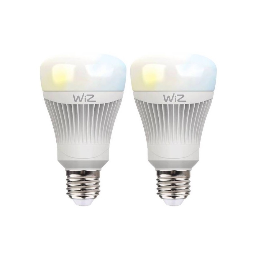 RINKINYS 2x LED Reguliuojama lemputė E27/11,5W/230V 2700-6500K Wi-Fi - WiZ