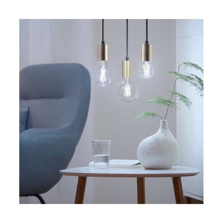 RINKINYS 2x LED Reguliuojama lemputė VINTAGE FILAMENT A60 E27/6,7W/230V Wi-Fi - WiZ