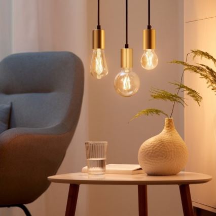 RINKINYS 2x LED Reguliuojama lemputė VINTAGE FILAMENT ST64 E27/6,7W/230V 2000-5000K Wi-Fi - WiZ