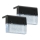 RINKINYS 2x LED RGB Saulės sieninis šviestuvas LED/1W/1,2V 3500K IP65 600 mAh