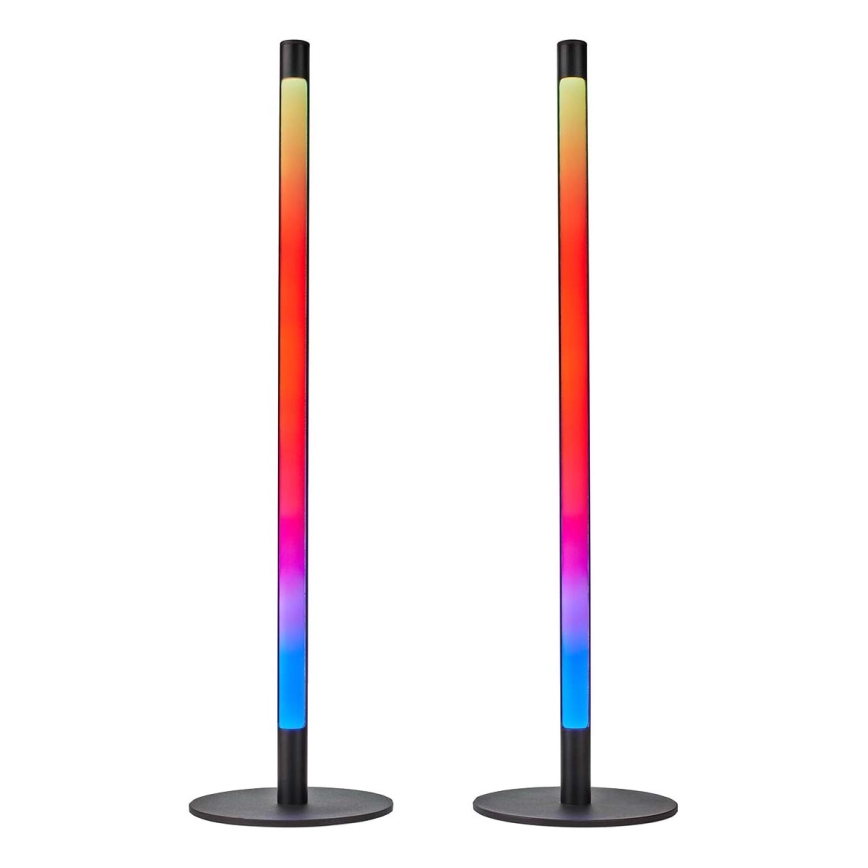 RINKINYS 2x LED RGBIC reguliuojama stalinė lempa SmartLife LED/36W/230V 55 cm 2700-6500K Wi-Fi Tuya + nuotolinio valdymo pultas