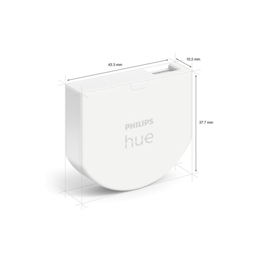 RINKINYS 2x Sieninio jungiklio modulis Philips Hue SWITCH