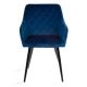 RINKINYS 2x Valgomojo kėdė RICO mėlyna