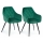 RINKINYS 2x Valgomojo kėdė SAMETTI žalia