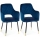 RINKINYS 2x Valgomojo kėdė SENKO mėlyna