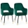 RINKINYS 2x Valgomojo kėdė SENKO žalia