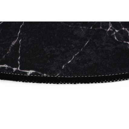 RINKINYS 2x Vonios kilimėlis MARBLE 50x60/60x100 cm juodas