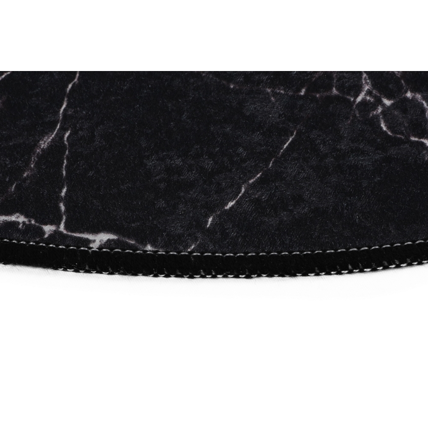 RINKINYS 2x Vonios kilimėlis MARBLE 50x60/60x100 cm juodas