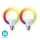 RINKINYS 2xLED RGBW Reguliuojamos lemputės E27/9W Wi-Fi 2700-6500K