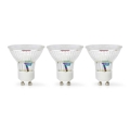 Rinkinys: 3 vnt. LED lemputės GU10/4,5W/230V 2700K