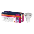 Rinkinys 3 vnt. LED reflektorinė lemputė PAR16 GU10/6,9W/230V 4000K 60° - Osram