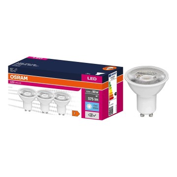 Rinkinys 3 vnt. LED reflektorinė lemputė PAR16 GU10/6,9W/230V 4000K 60° - Osram