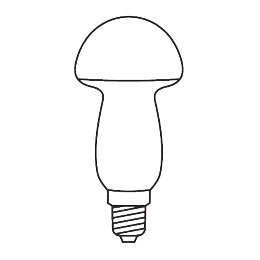 RINKINYS 3 x Atsarginės elektros lemputės MUSHROOM E10/20V/0,1A raudonos Pagaminta Europoje