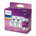 RINKINYS 3x LED Lemputė Philips GU10/4,6W/230V 2700K