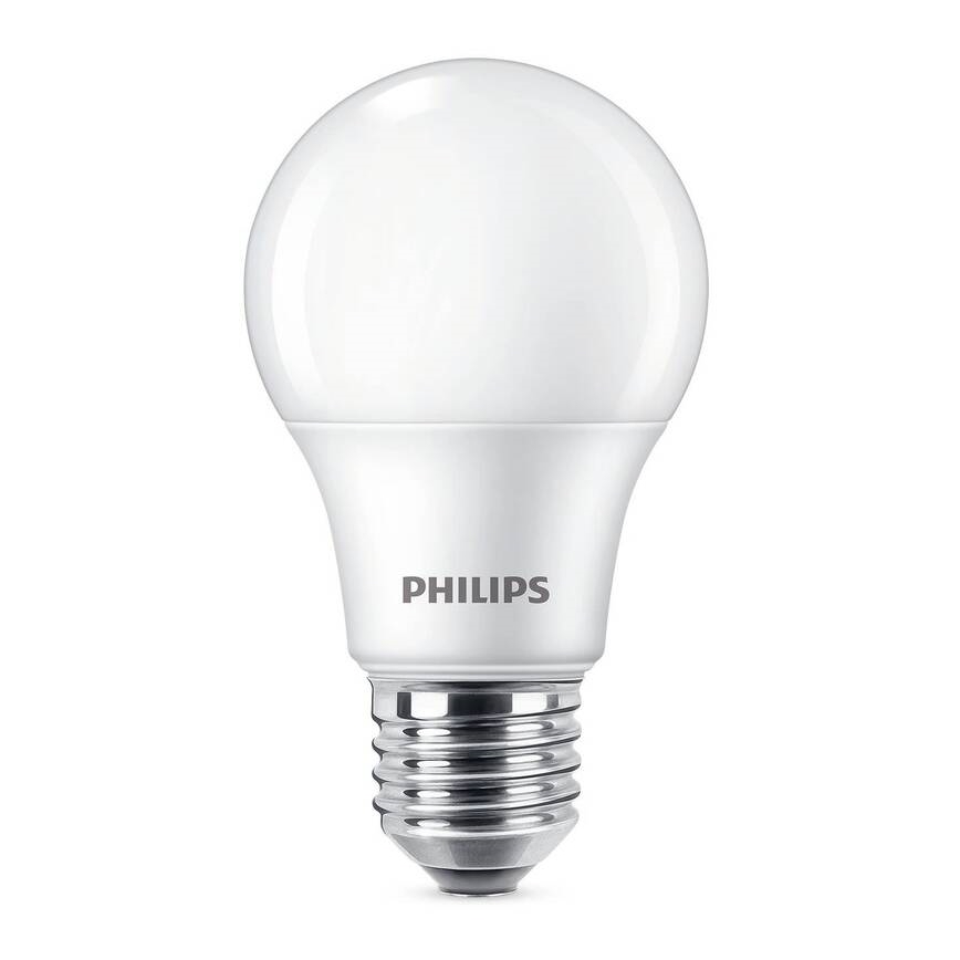 RINKINYS 3x LED Lemputės Philips A60 E27/8W/230V 6500K