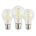 Rinkinys 3x LED lemputės VINTAGE A60 E27/7,2W/230V 2700K - Eglo 110438
